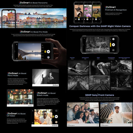 HOTWAV Cyber 15 Teléfono Resistente 12GB+256GB 10800mAh 4G