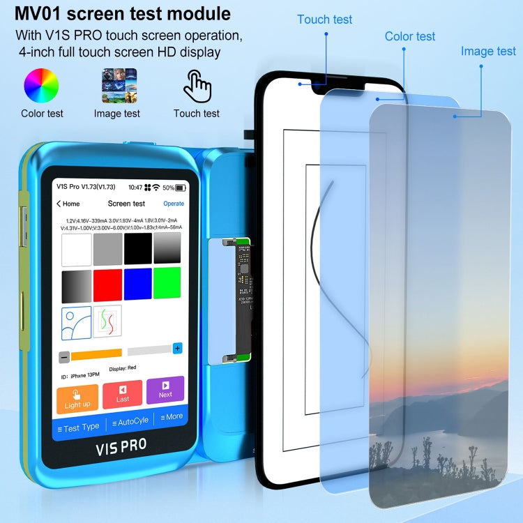 JCID MV01 Módulo De Prueba De Pantalla Para iPhone X-12 Compatibilidad Global