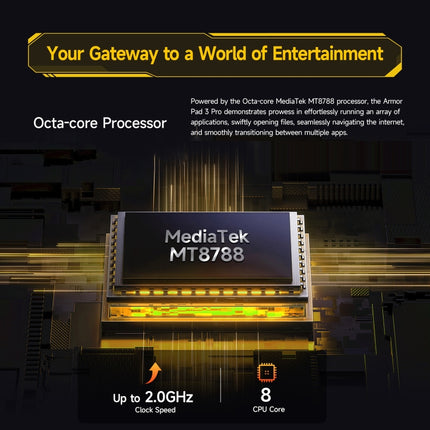 Ulefone Armor Pad 3 Pro Tableta 8GB+256GB 4G Resistente by Ulefone