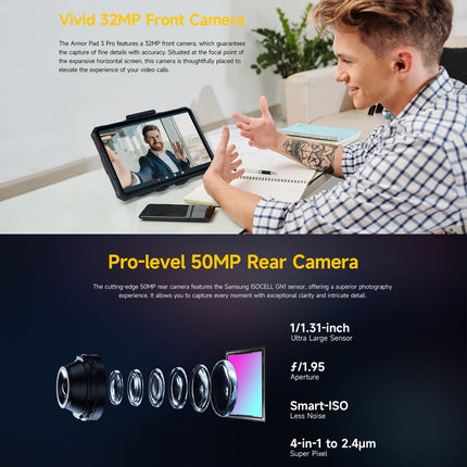 Ulefone Armor Pad 3 Pro Tableta 8GB+256GB 4G Resistente by Ulefone