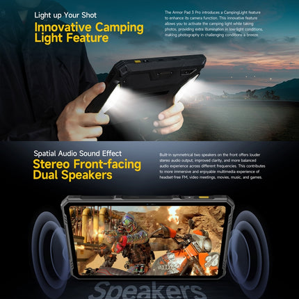 Ulefone Armor Pad 3 Pro Tableta 8GB+256GB 4G Resistente by Ulefone