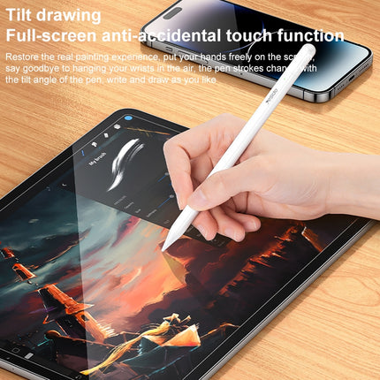 For iPad Yesido ST16 Stylus Capacitivo Blanco con Función Anti-mistouch y Batería 130mAh