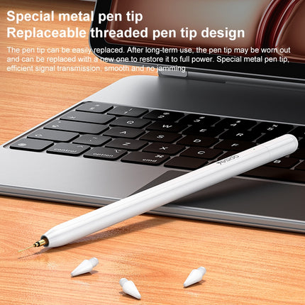 For iPad Yesido ST16 Stylus Capacitivo Blanco con Función Anti-mistouch y Batería 130mAh