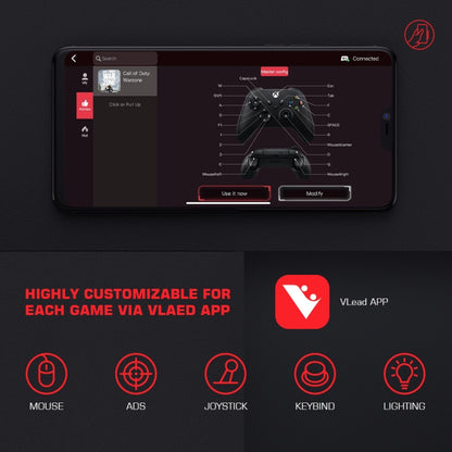 GameSir LeadJoy VX2 AimBox Teclado Ratón Consolas Precisión