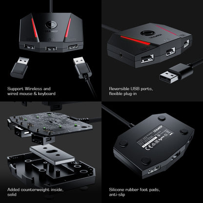 GameSir LeadJoy VX2 AimBox Teclado Ratón Consolas Precisión