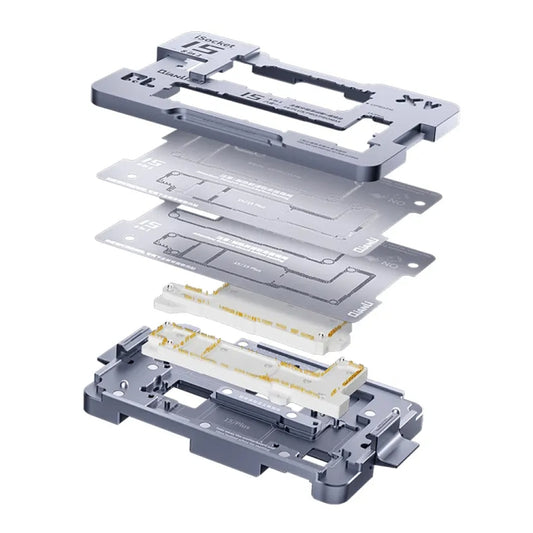 QianLi iSocket 8 en 1 Soporte Prueba Placas Base iPhone 15