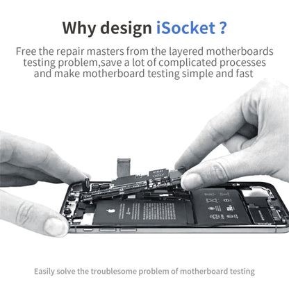 QianLi iSocket 8 en 1 Soporte Prueba Placas Base iPhone 15