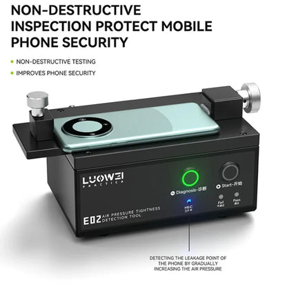 Luowei LW-E022 Probador Estanqueidad Teléfono Presión