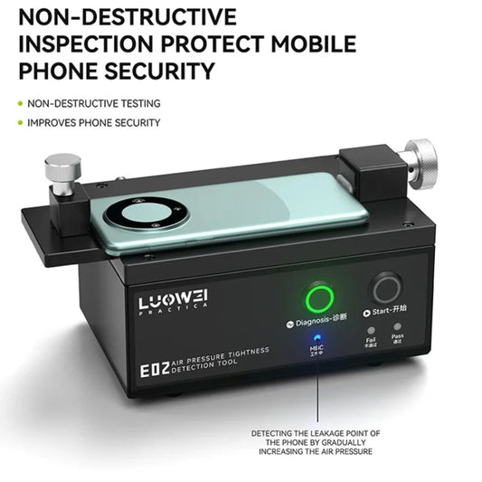 Luowei LW-E022 Probador Estanqueidad Teléfono Presión