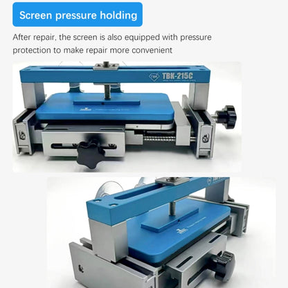 TBK TBK-215C Dispositivo de reparación Rotación ajustable para pantallas