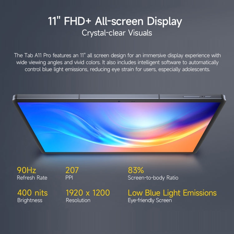Tablet PC Ulefone Tab A11 Pro, 11 pulgadas, Android 14, MediaTek Helio G99 Octa Core, red 4G, enchufe de la UE, 8GB+128GB, 8GB+256GB
