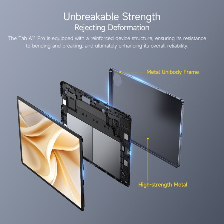 Tablet PC Ulefone Tab A11 Pro, 11 pulgadas, Android 14, MediaTek Helio G99 Octa Core, red 4G, enchufe de la UE, 8GB+128GB, 8GB+256GB