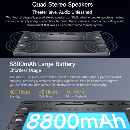 Ulefone Tab A11 Pro Tablet 8GB+128GB 11 Pulgadas 4G Rojo by Ulefone