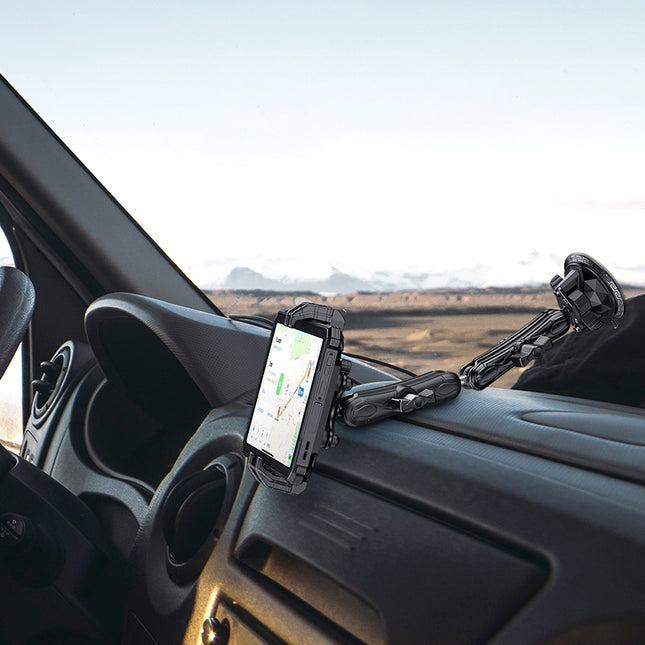 Ulefone UAN02 Armor Mount Max Soporte para Teléfono y Tablet para Coche Ajustable 142.5-217.5mm Negro
