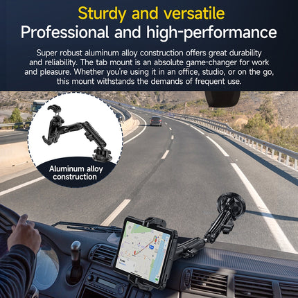 Ulefone UAN02 Armor Mount Max Soporte para Teléfono y Tablet para Coche Ajustable 142.5-217.5mm Negro