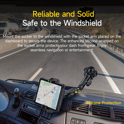 Ulefone UAN02 Armor Mount Max Soporte para Teléfono y Tablet para Coche Ajustable 142.5-217.5mm Negro