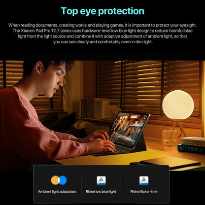 Tableta Lenovo Xiaoxin Pad Pro de 12,7 pulgadas con WiFi 2025, ZUI 16, MediaTek Dimensity 8300 Octa Core, compatible con reconocimiento facial y de huellas dactilares, 8GB+128GB, 8GB+256GB, 12GB+256GB