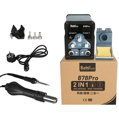 Kaisi 878Pro Estación de Soldadura Pistola Aire Caliente 2 En 1 Pantalla Digital