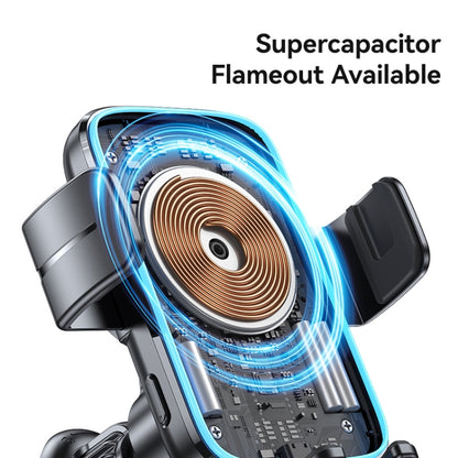 USAMS CD230 Soporte Coche Inalámbrico Carga 15W Ventosa