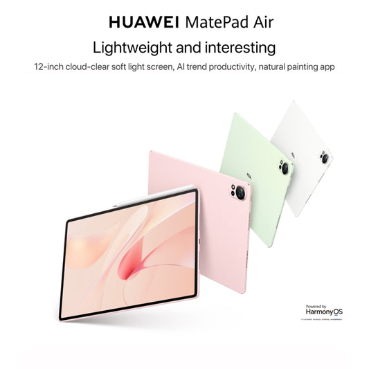 Tableta HUAWEI MatePad Air de 12 pulgadas con WiFi, HarmonyOS 4.2 Hisilicon Kirin 9000W, 8GB+256GB, 12GB+256GB, Soft Light Screen 12GB+256GB, Soft Light Screen 12GB+512GB