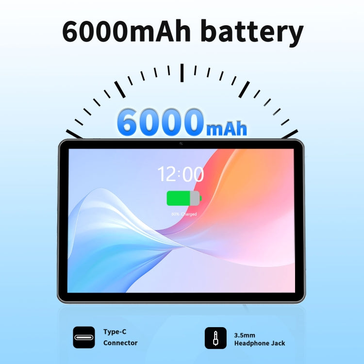 Tableta VASOUN E10 WiFi de 10,1 pulgadas, Android 14 Allwinner A523 Octa Core, versión global con Google Play, E10