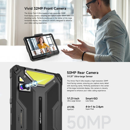Ulefone Armor Pad 4 Ultra Tableta Resistente 5G Android 14 by Ulefone