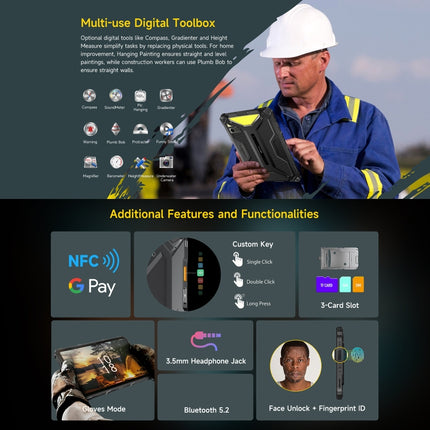 Ulefone Armor Pad 4 Tablet 8GB+128GB 5G Resistente Garantía by Ulefone