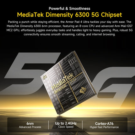 Ulefone Armor Pad 4 Tablet 8GB+128GB 5G Resistente Garantía by Ulefone