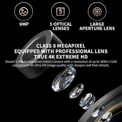 Cámara Inteligente Xiaomi C700 4K 360° Visión Nocturna AI