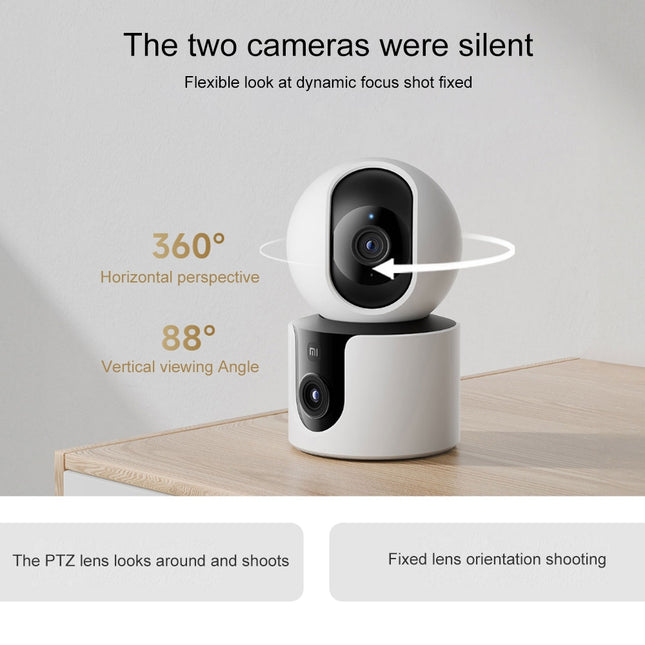 Cámara Inteligente Xiaomi C300 Doble Lente 3MP Visión Nocturna