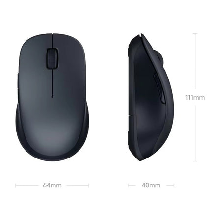 Xiaomi XMSMSB01YM Ratón Inalámbrico Bluetooth Dual 1200DPI Negro