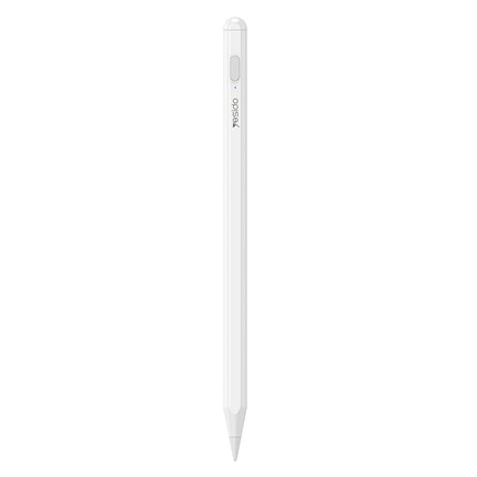 Yesido ST15 Lápiz táctil capacitivo universal blanco con batería 130mAh y carga rápida tipo-C