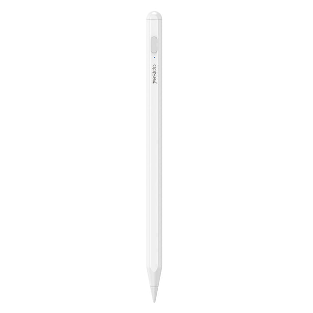 Yesido ST15 Lápiz táctil capacitivo universal blanco con batería 130mAh y carga rápida tipo-C
