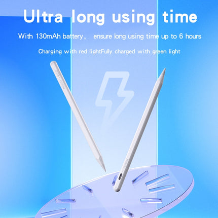 Yesido ST15 Lápiz táctil capacitivo universal blanco con batería 130mAh y carga rápida tipo-C