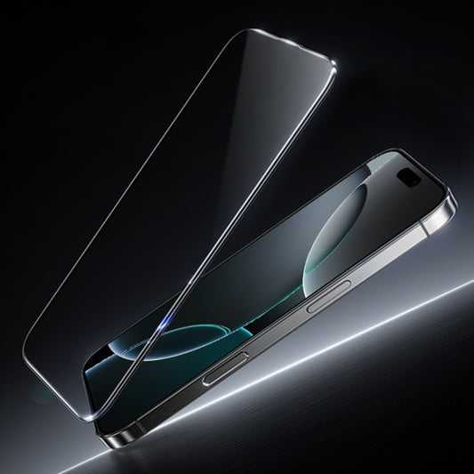 Benks Película de Cristal de Zafiro King Kong 0.3mm Antihuellas para iPhone 16 Pro Max Pro Plus