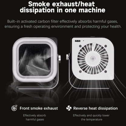 TBK F001 Ventilador Extractor De Humo 3 En 1 UV Curado