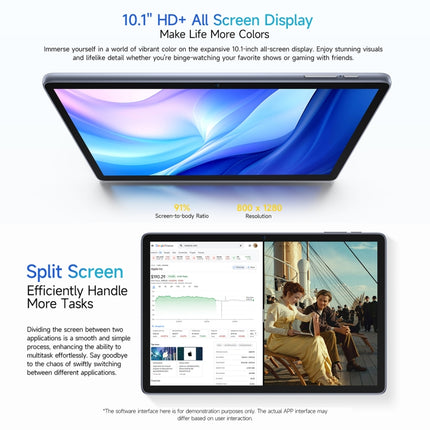 Ulefone Tab W10 Tableta 4GB+128GB WiFi Android14 10.1