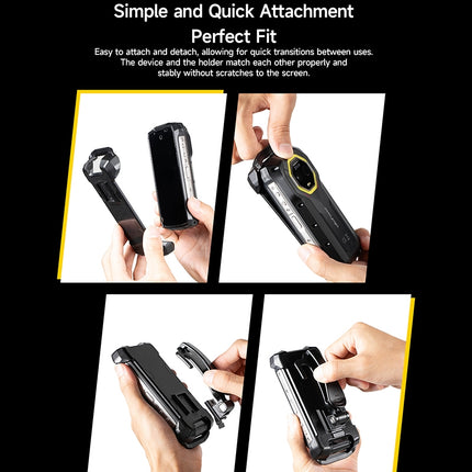 Funda con clip trasero para Ulefone Armor mini 20T Pro y 20 Pro negra resistente y duradera