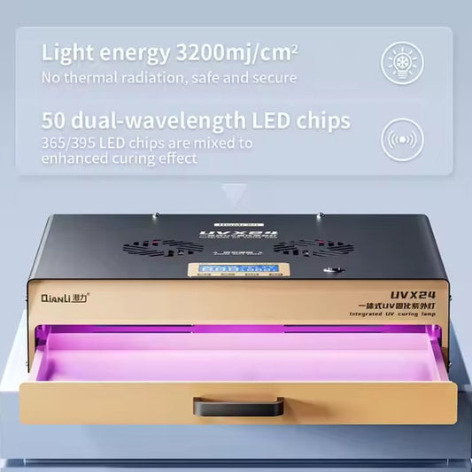Qianli UVX24 Lámpara De Curado UV 16 Pulgadas Potente