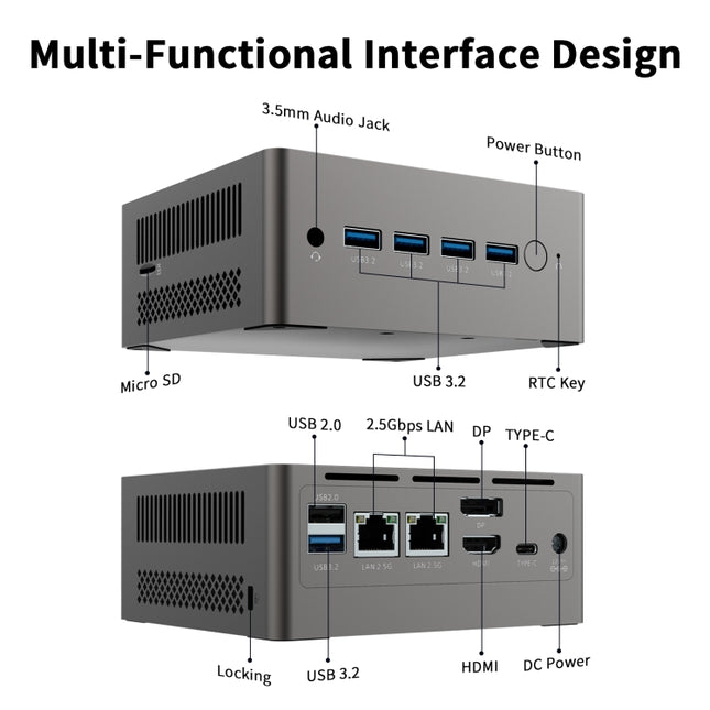 Jumper N305 Mini PC 16GB+512GB Intel Alder Lake N 3.8GHz by jumper