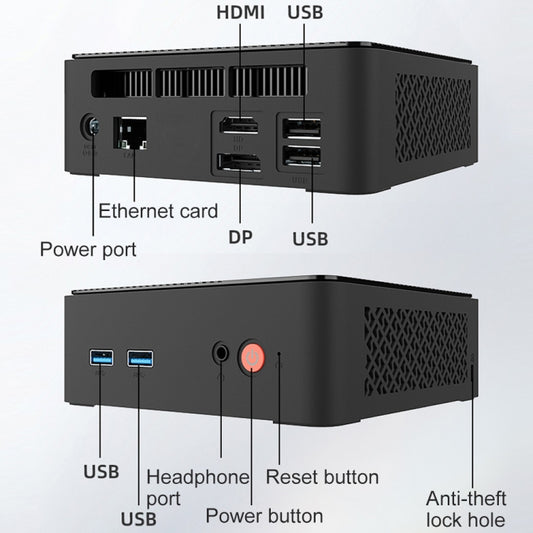 Jumper N100 II Mini PC 8GB+256GB Alder Lake N100 3.4GHz by jumper