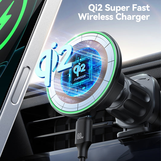 Joyroom JR-ZS412 Soporte Carga Inalámbrica Auto Qi2 15W