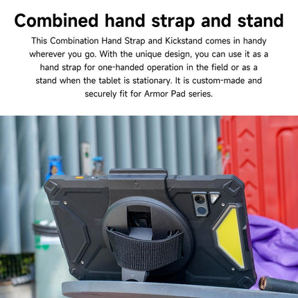 Ulefone UAS02 Soporte de Mano para Tablet Armor Pad 4 4 Ultra Negro Rotación 360° Ergonomía Compacto