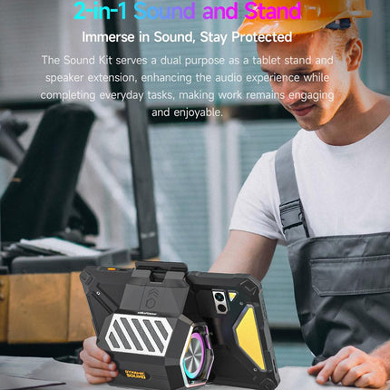 Ulefone Portable Holder Altavoz Bluetooth 9W IP54 para Armor Pad 4 Ultra Negro