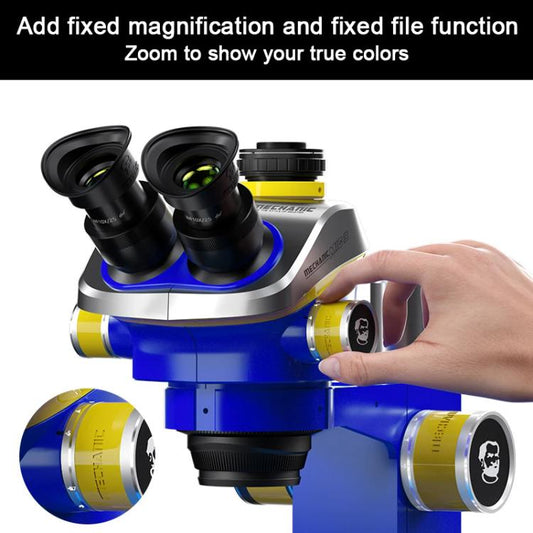 Mechanic Mic3 Microscopio Estereo Trinocular 4K Cámara Profesional