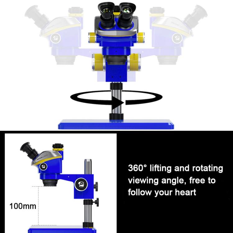 Mechanic Mic3 Microscopio Estereo Trinocular 4K Cámara Profesional