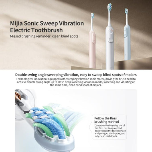 Xiaomi Mijia Cepillo De Dientes Eléctrico Sonic Sweep Eficaz 180 Días Autonomía