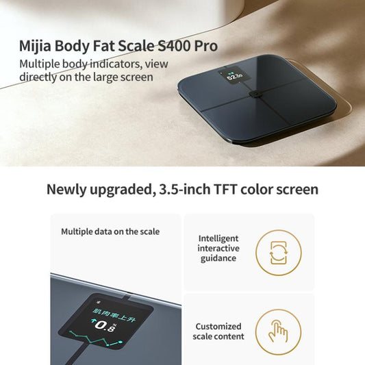 Xiaomi Mijia S400 Pro Báscula de Grasa Corporal Bluetooth 5.1