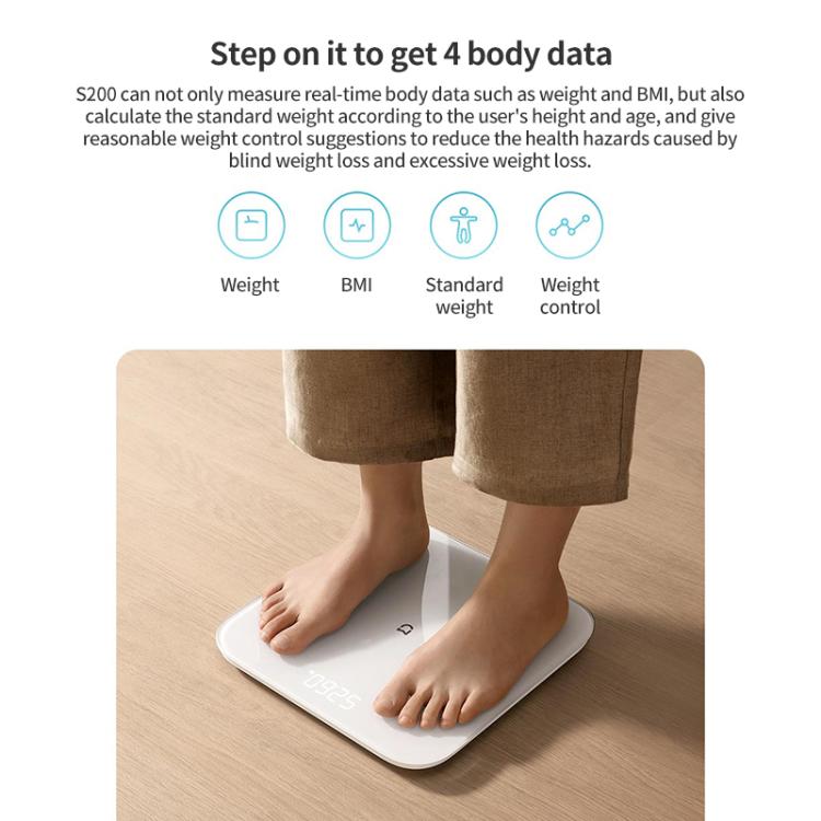 Xiaomi Mijia S200 Báscula Inteligente Rango 0.1-150 Kg