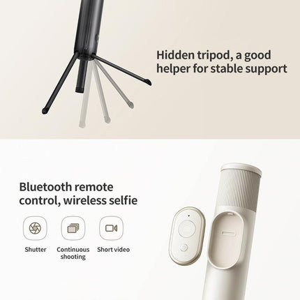 Xiaomi Selfie Stick Mini Versión Negra 520mm Bluetooth